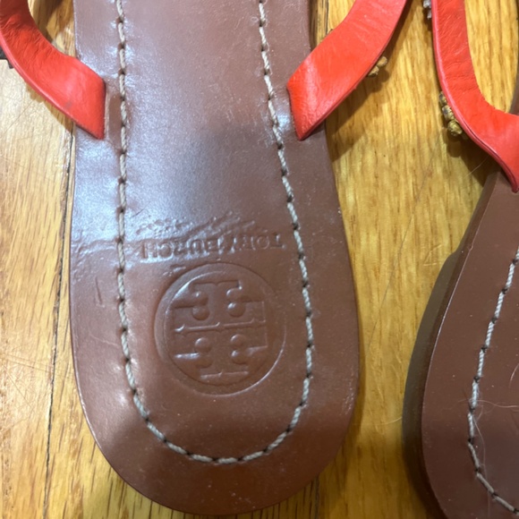 Tory Burch sandals flip flop size 7.5 - Picture 3 of 3